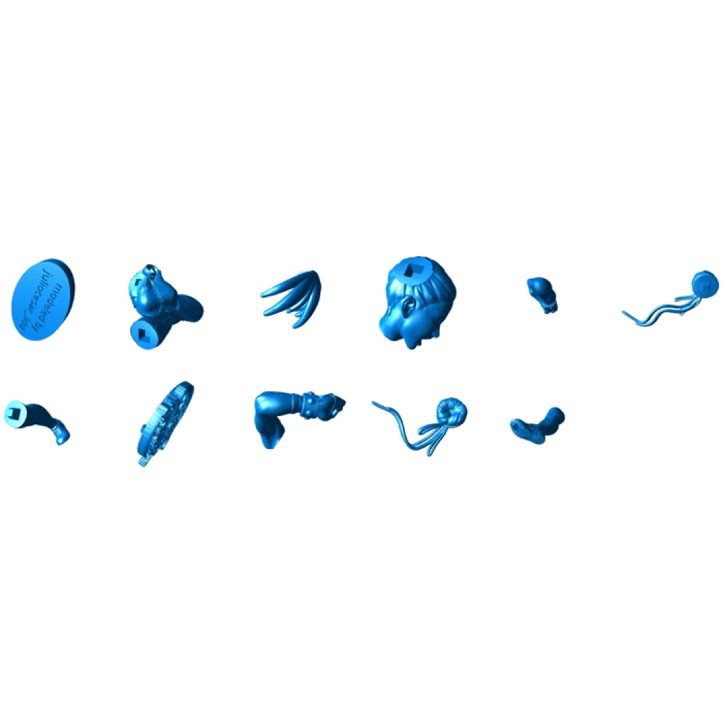 Digital STL Street Fighter - Chun Li Kick