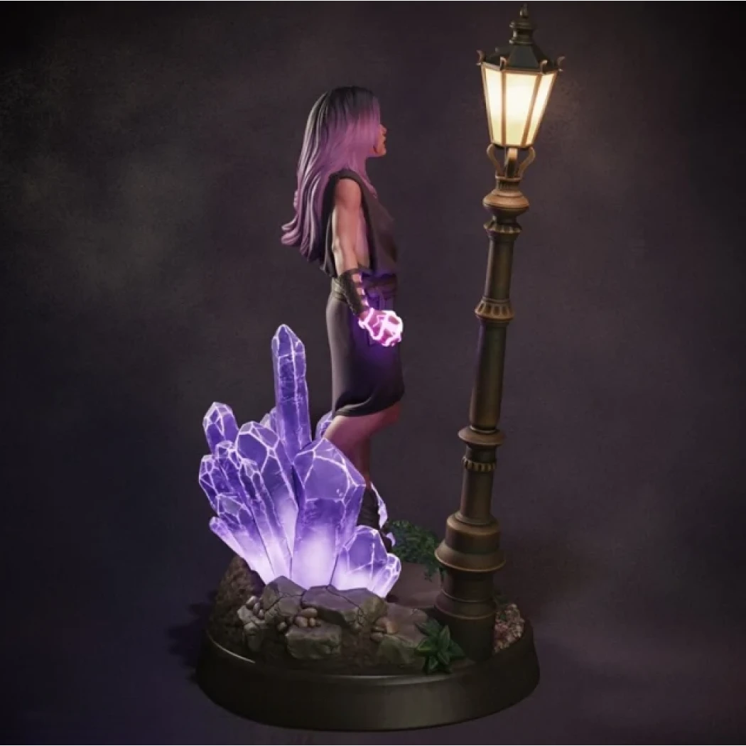 Digital STL Selene Beautiful Girl Mage