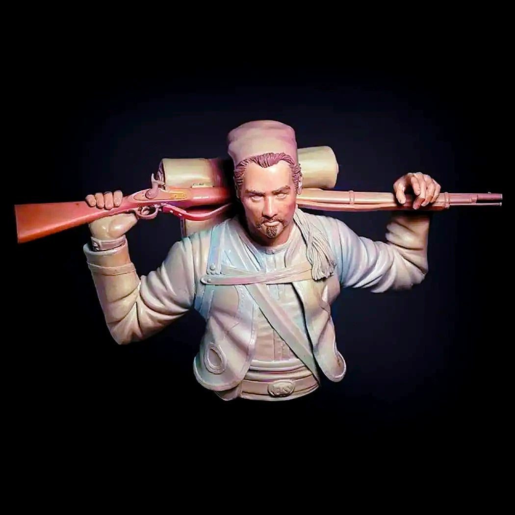1/10 BUST Model Kit French Colonial Infantryman American Civil War Unpainted