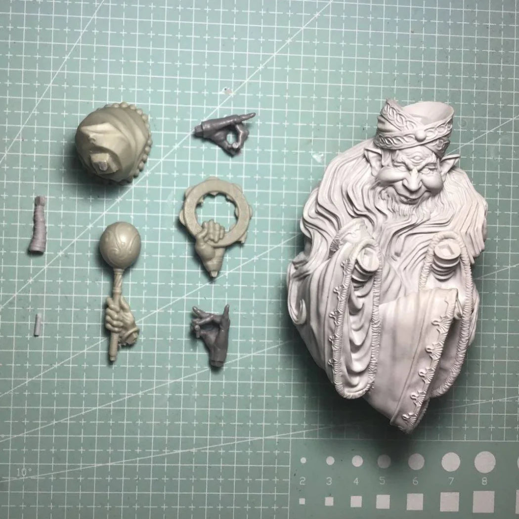 1/10 BUST Resin Model Kit Mage Wizard Sorcerer Warlock Fairy Tales Unpainted