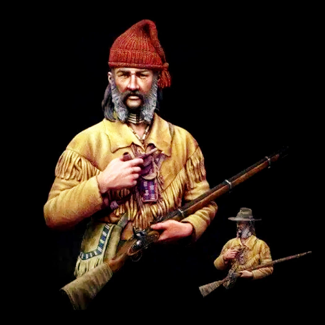 1/10 BUST Resin Model Kit Mountain Shooter Wild West Unpainted - Model-Fan-Store