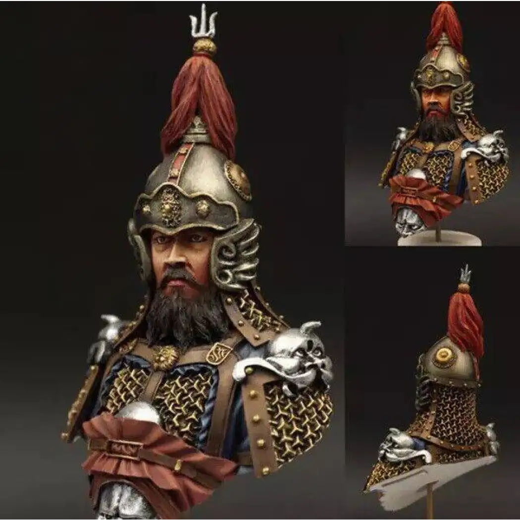 1/10 BUST Resin Model Kit Warrior General Southern Song Dynasty Unpainted OM1 - Model-Fan-Store