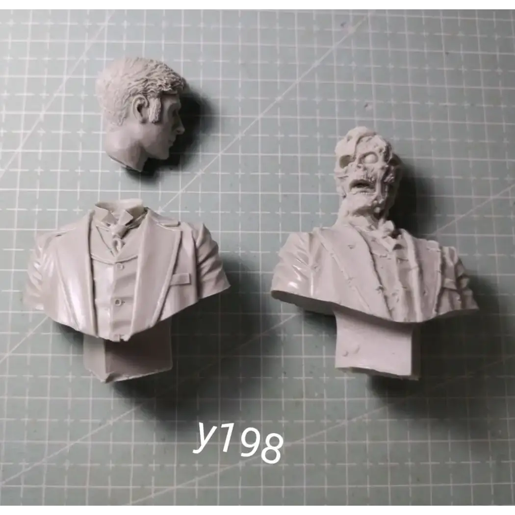 1/12 2pcs BUST Resin Model Kit Handsome Dorian Movie Unpainted