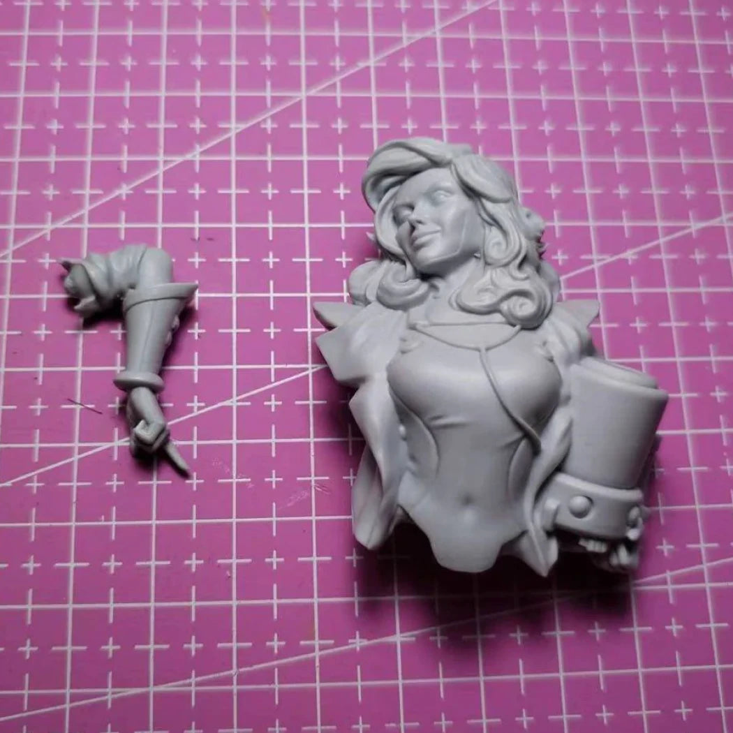 1/12 BUST Resin Model Kit Modern Beautiful Girl Doctor Movie Unpainted - Model-Fan-Store