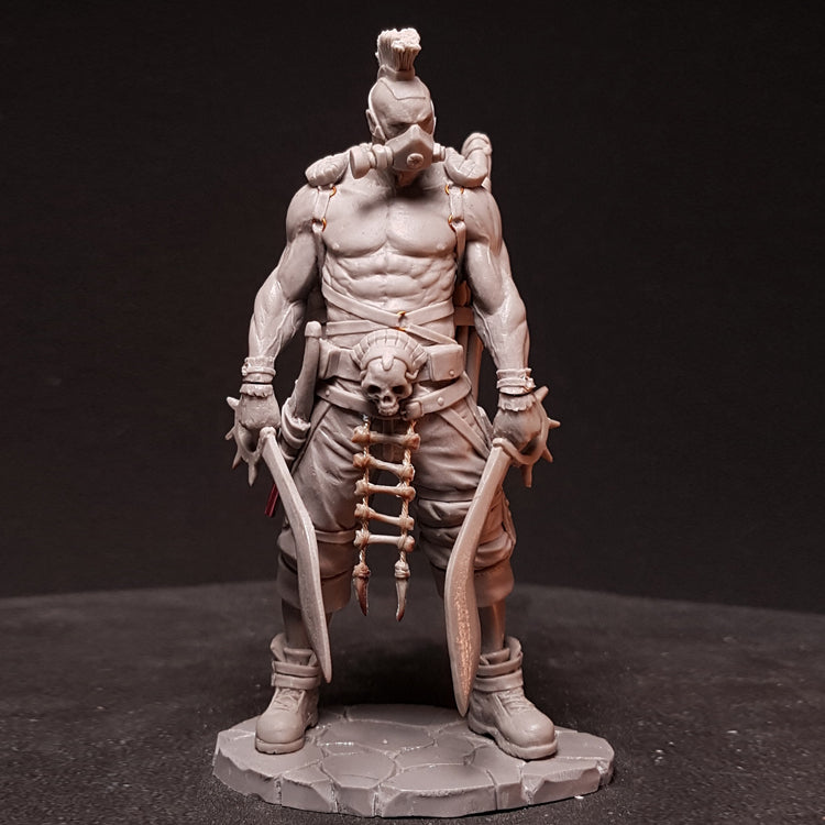 1/24 Resin Model Kit Road Warrior Post Apocalypse MadMax Unpainted