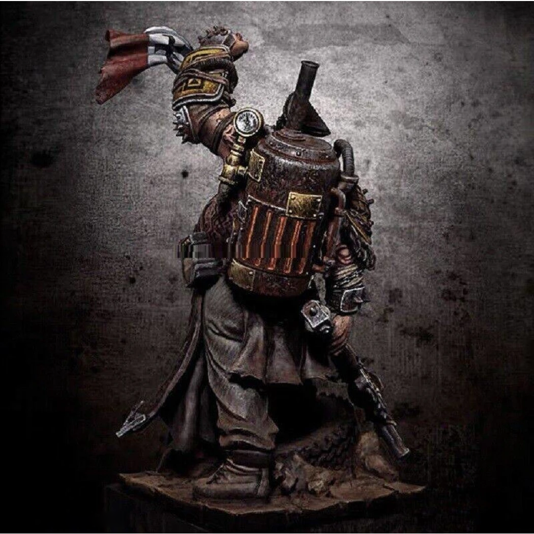 1/24 Resin Steampunk Model Kit German Executioner Wolfenstein MadMax Unpainted - Model-Fan-Store