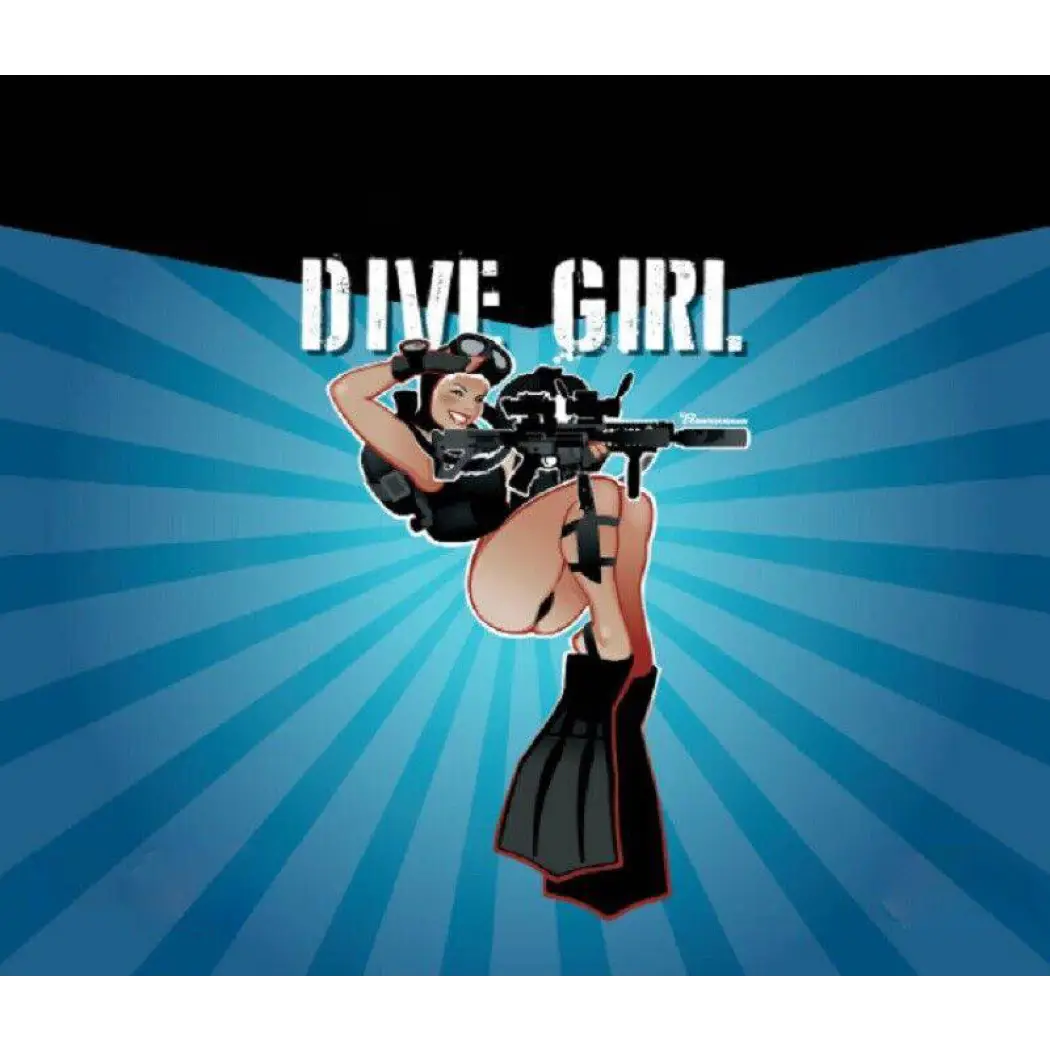 1/32 54mm Resin Model Kit Beautiful Girl Soldier Scuba Diver Fantasy Unpainted - Model-Fan-Store