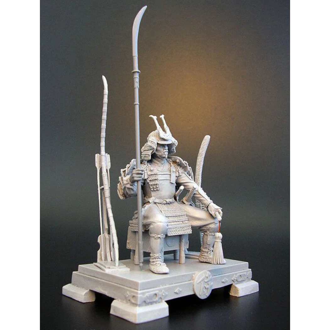 1/32 54mm Resin Model Kit Japanese Samurai Warrior Unpainted