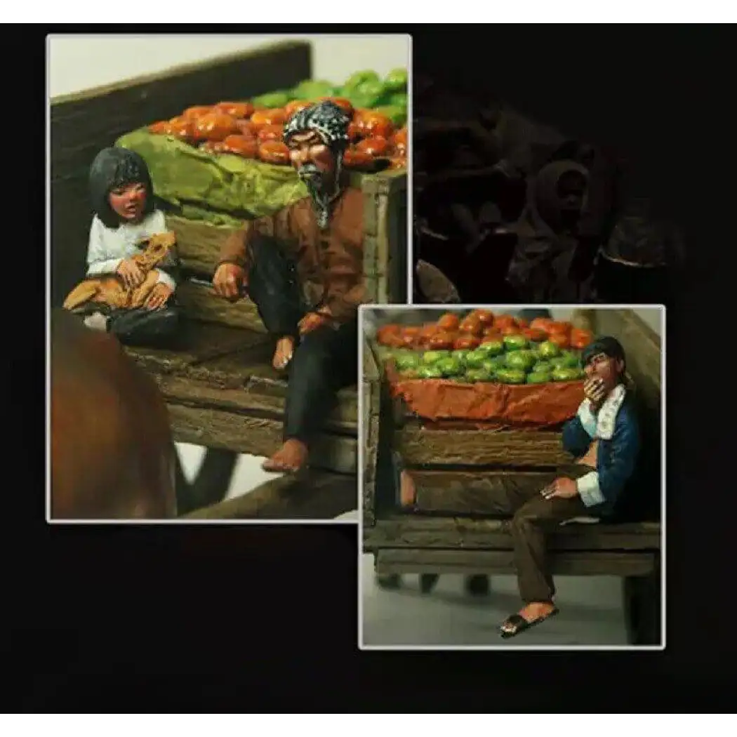 1/35 3pcs Resin Model Kit Vietnam War Vietnamese Citizens Unpainted - Model-Fan-Store