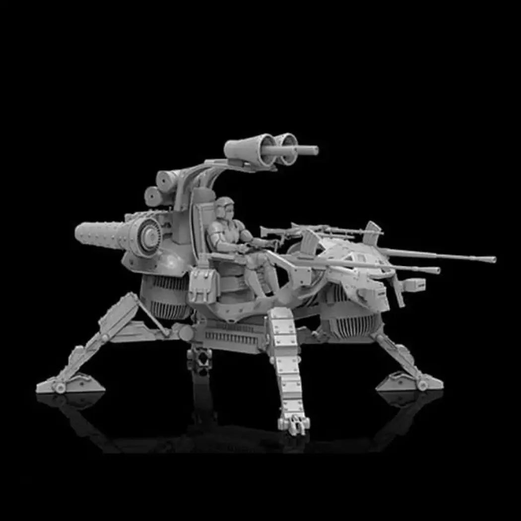 1/35 Resin Steampunk Model Kit Mechanical Scorpio and Driver Sci-Fi Unpainted