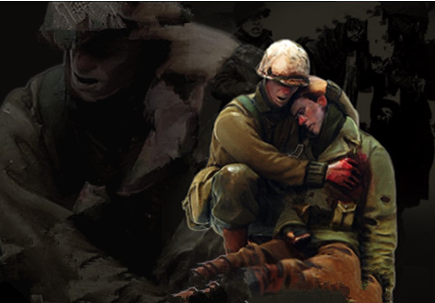 1/35 2pcs Resin Model Kit US Army Soldiers Normandy WW2 Unpainted