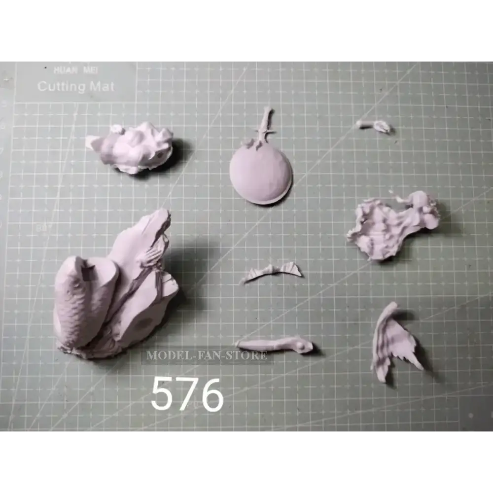 1/24 Resin Model Kit Beautiful Girl Mermaid Fantasy Unpainted Full Figure Scale