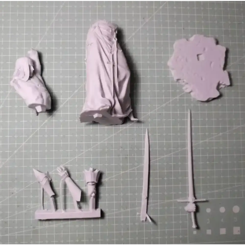 1/24 Resin Model Kit Elf Warrior Swordsman Unpainted Full Figure Scale