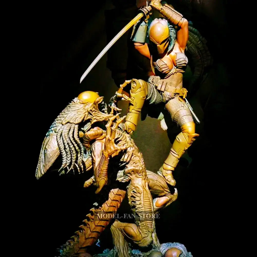 1/24 Resin Model Kit Warriors Alien Battle Td-2980 Unpainted Full Figure Scale