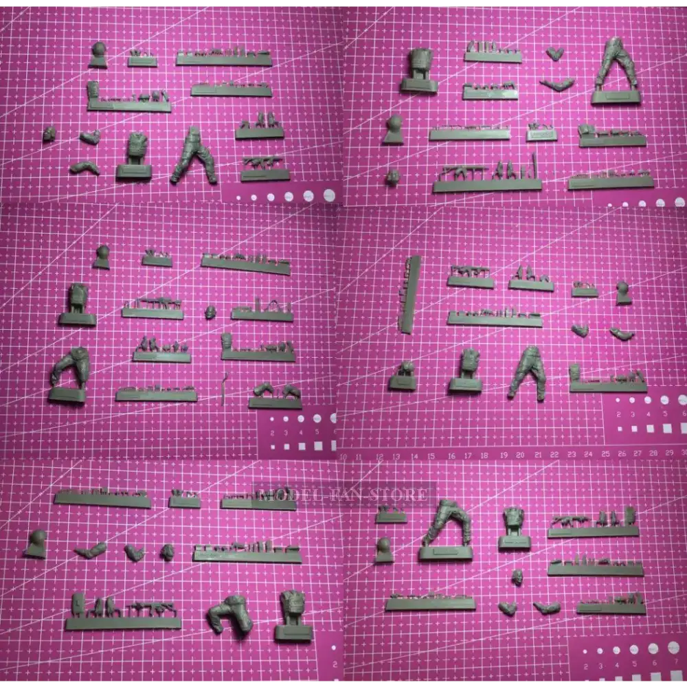 1/35 6pcs Figures Resin Model Kit Modern Soldiers US Navy Seals Unpainted - Model-Fan-Store