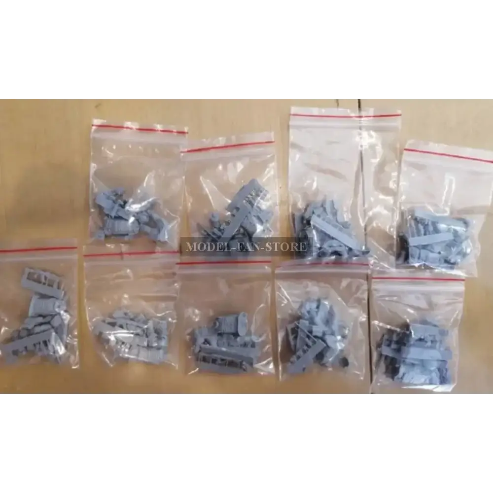 1/35 9pcs Figures Resin Model Kit Modern Russian Soldiers (no tank) Unpainted - Model-Fan-Store