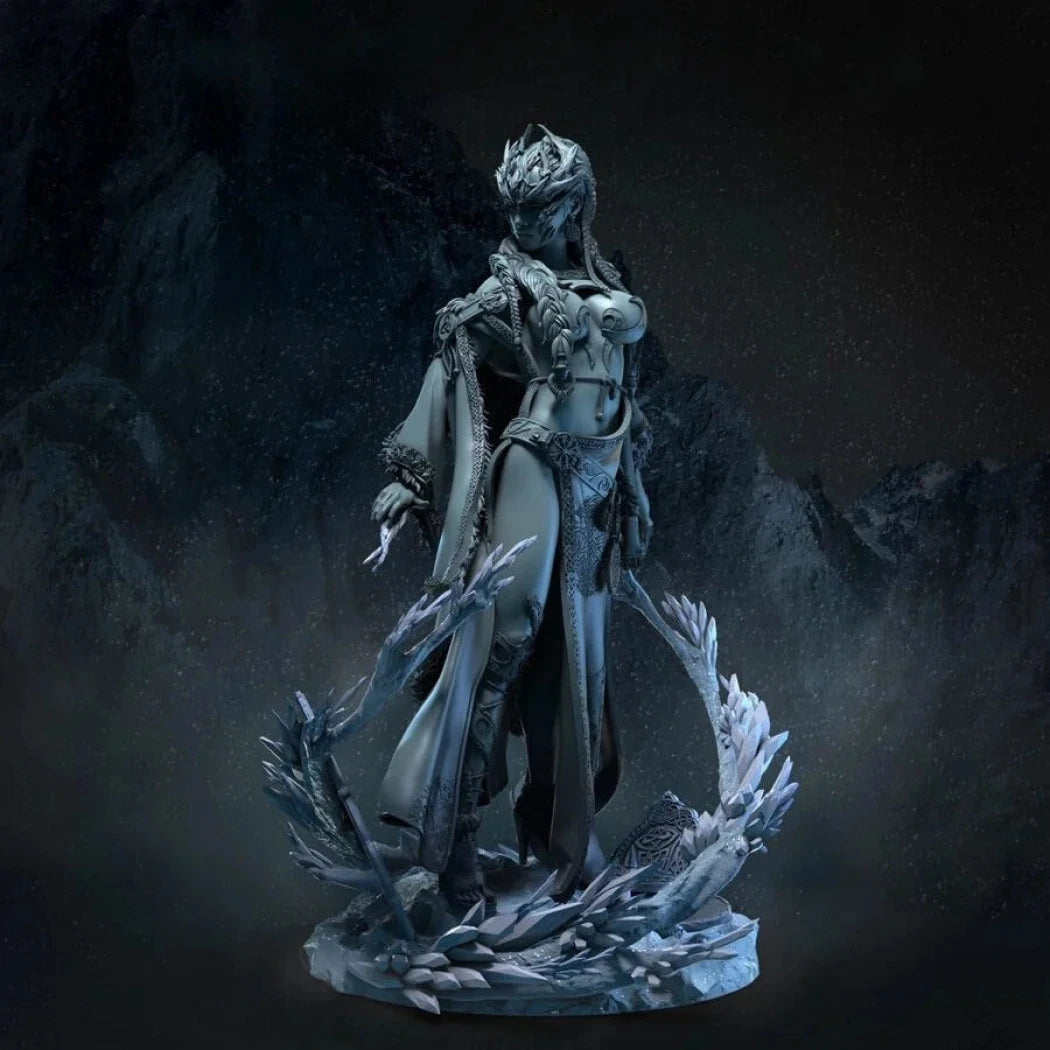 Digital STL Female Cryomancer