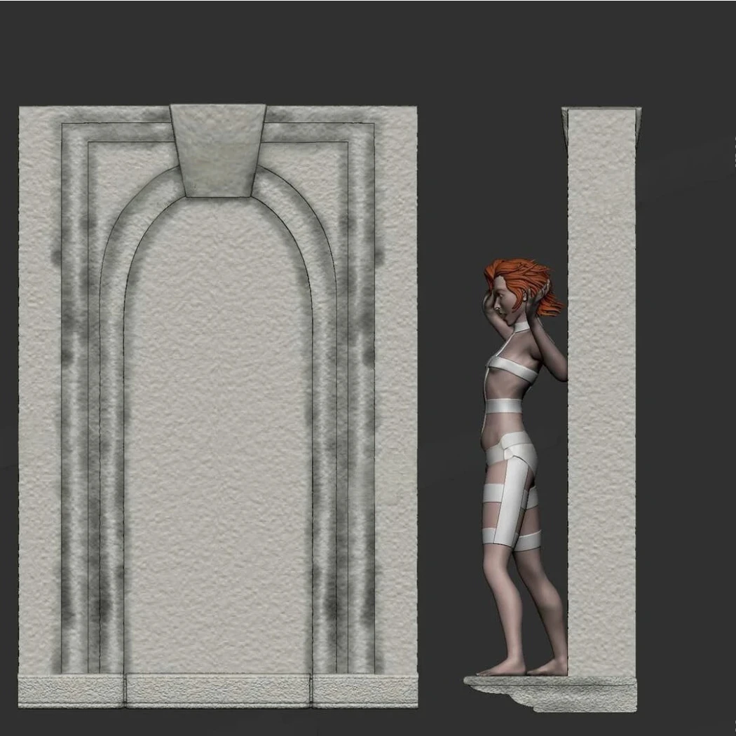 Digital STL The Fifth Element LeeLoo v3