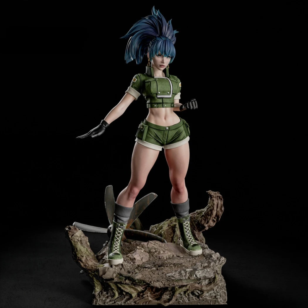 Digital STL The King of Fighters - Leona Heidern Beautiful Girl
