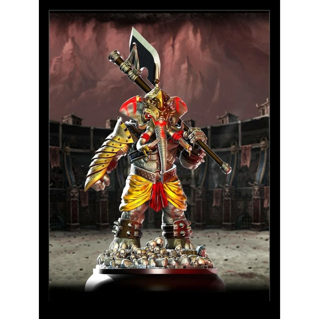 Digital STL Zama - Elephant Warrior