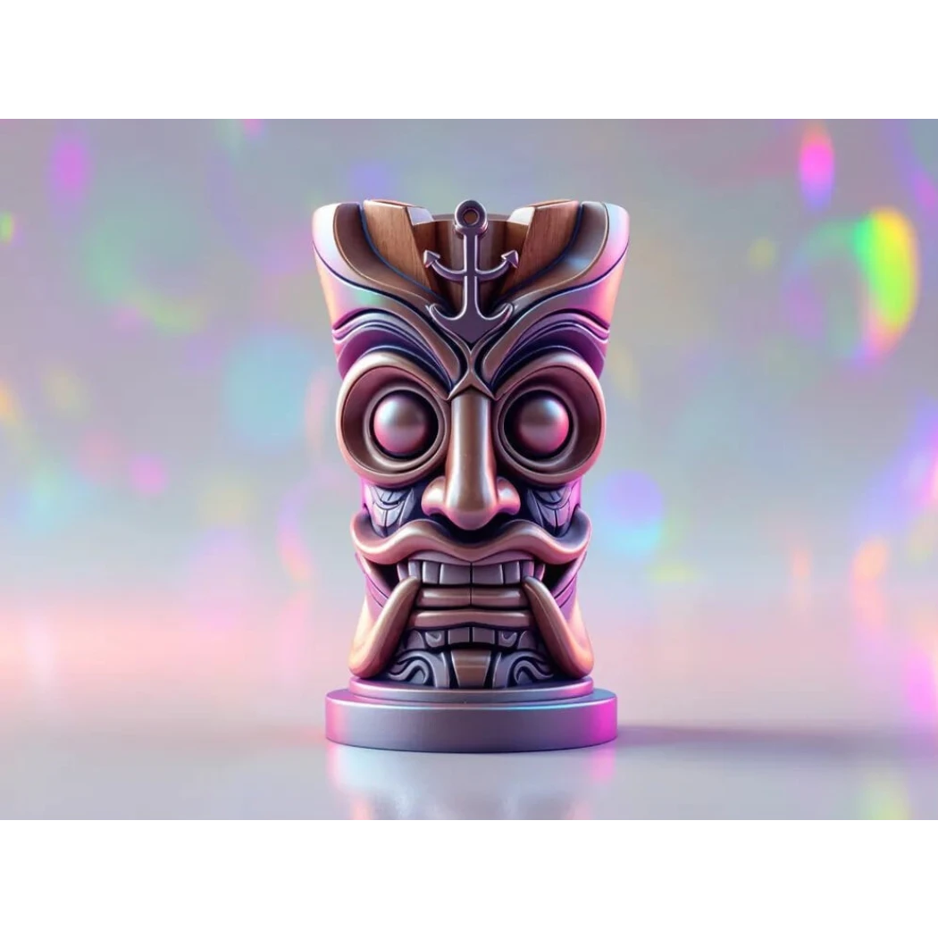 Digital STL Tiki Sea God Sculpture