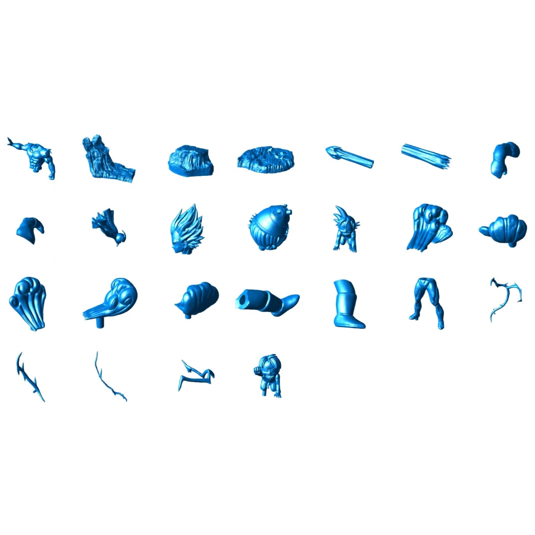 Digital STL Vegeta vs Buu