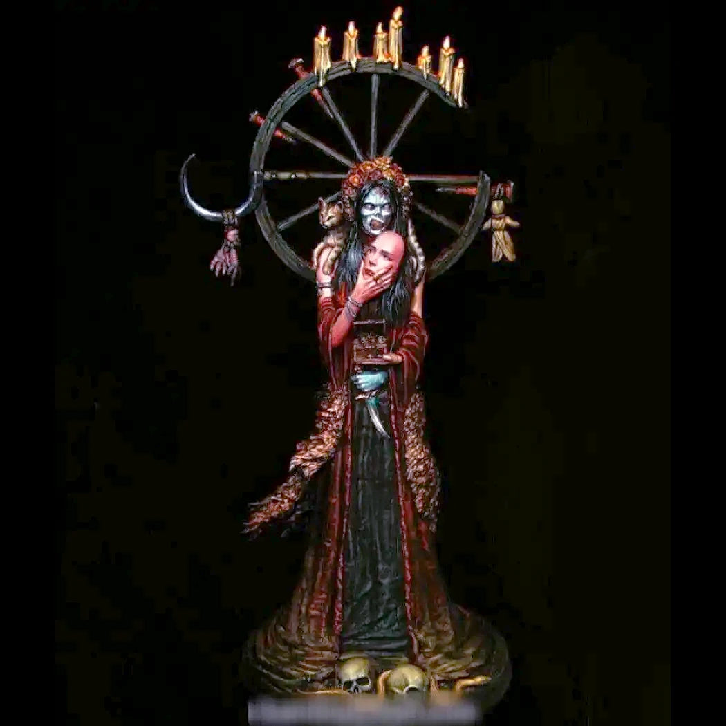 32mm Resin Model Kit Beautiful Girl Woman Witch Sorceress Unpainted - Model-Fan-Store