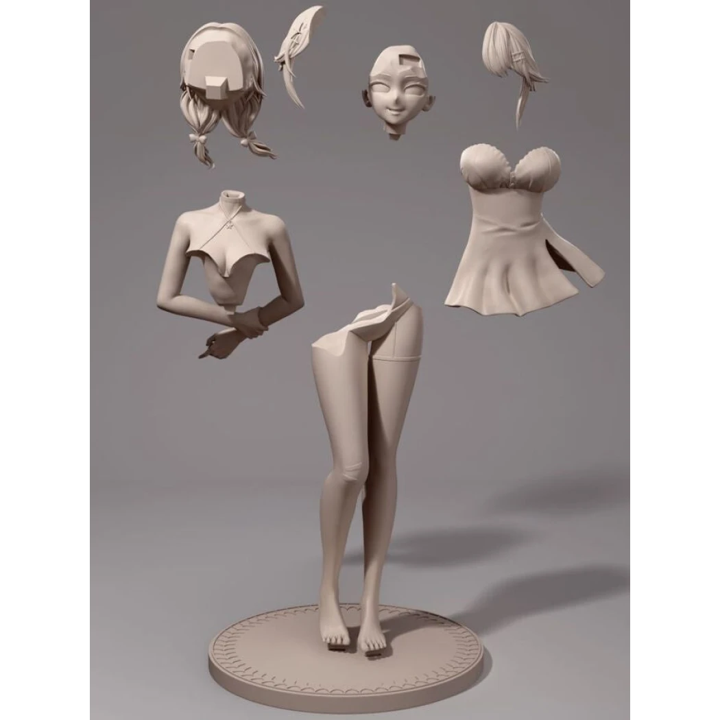 Digital STL Kaneko Lumi Beautiful Girl