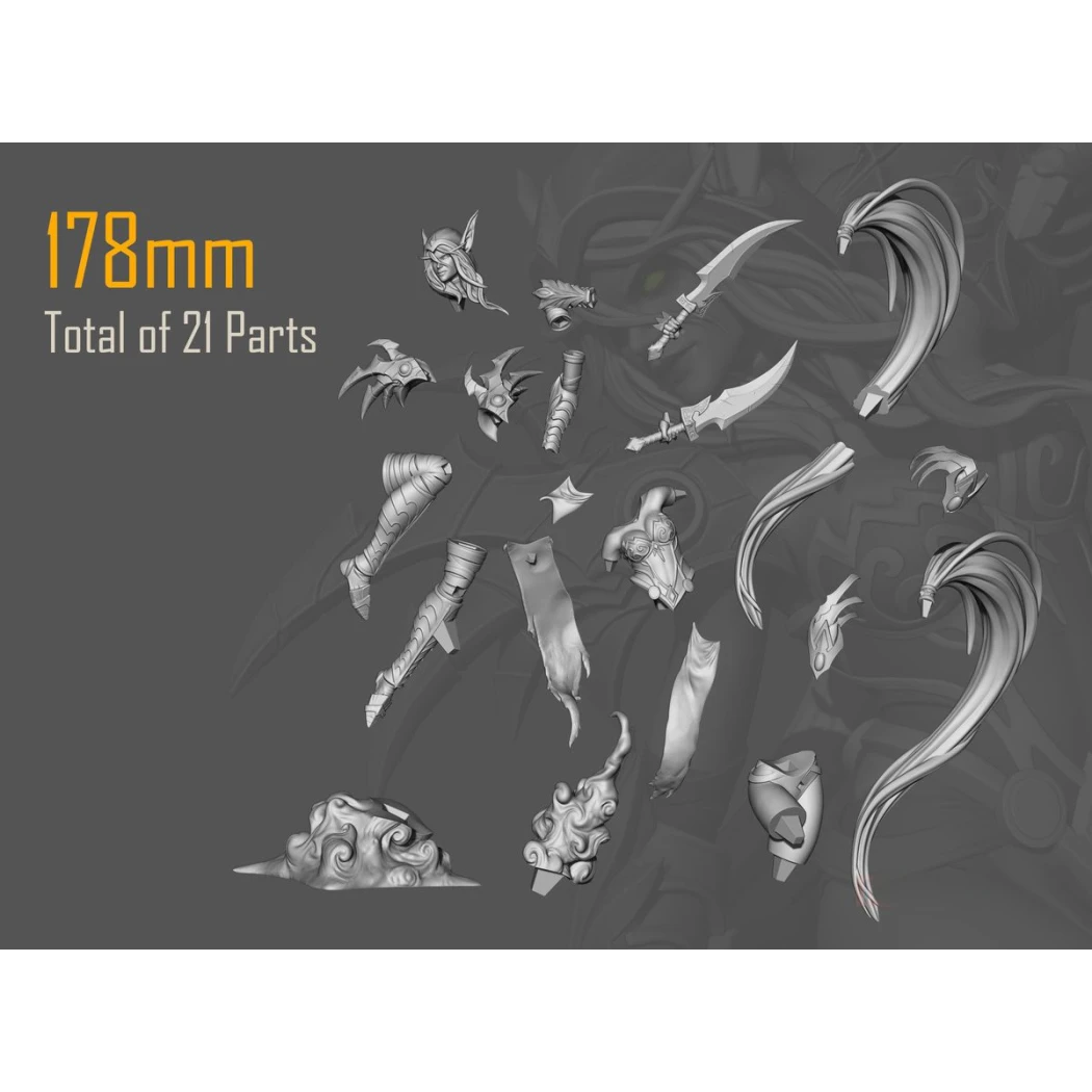 Digital STL Valeera Saguinar Beautiful Girl