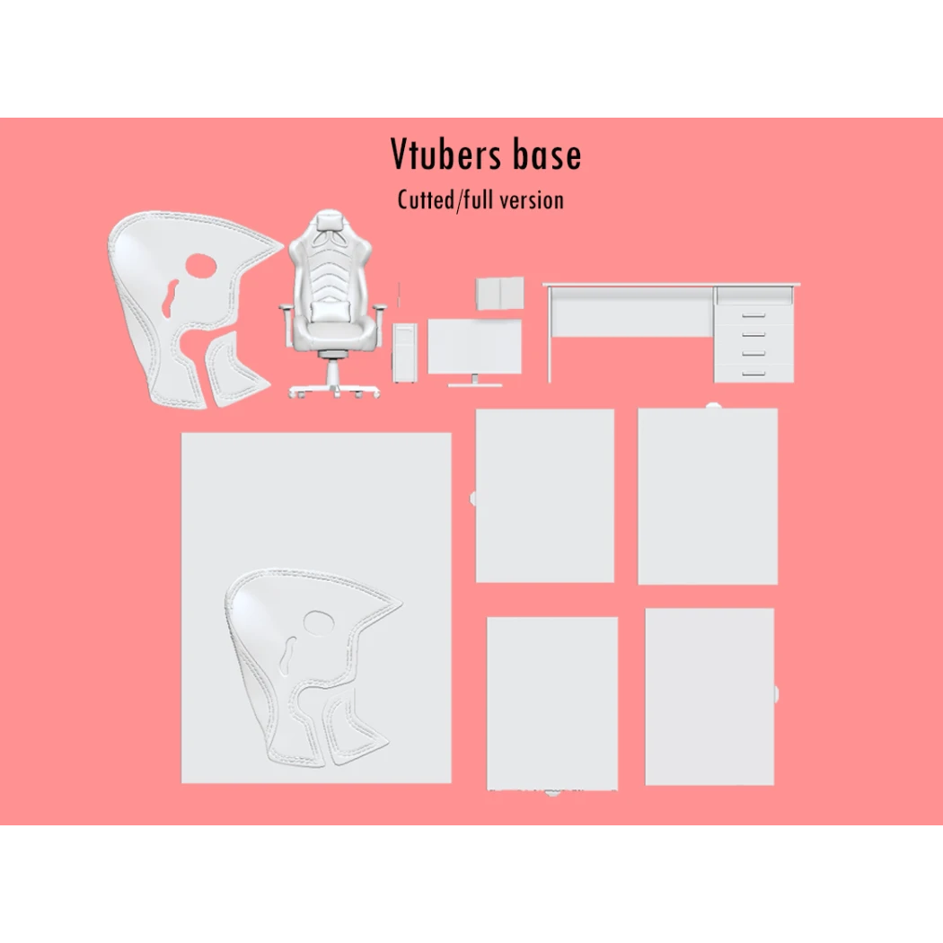 Digital STL Fauna Office Beautiful Girl