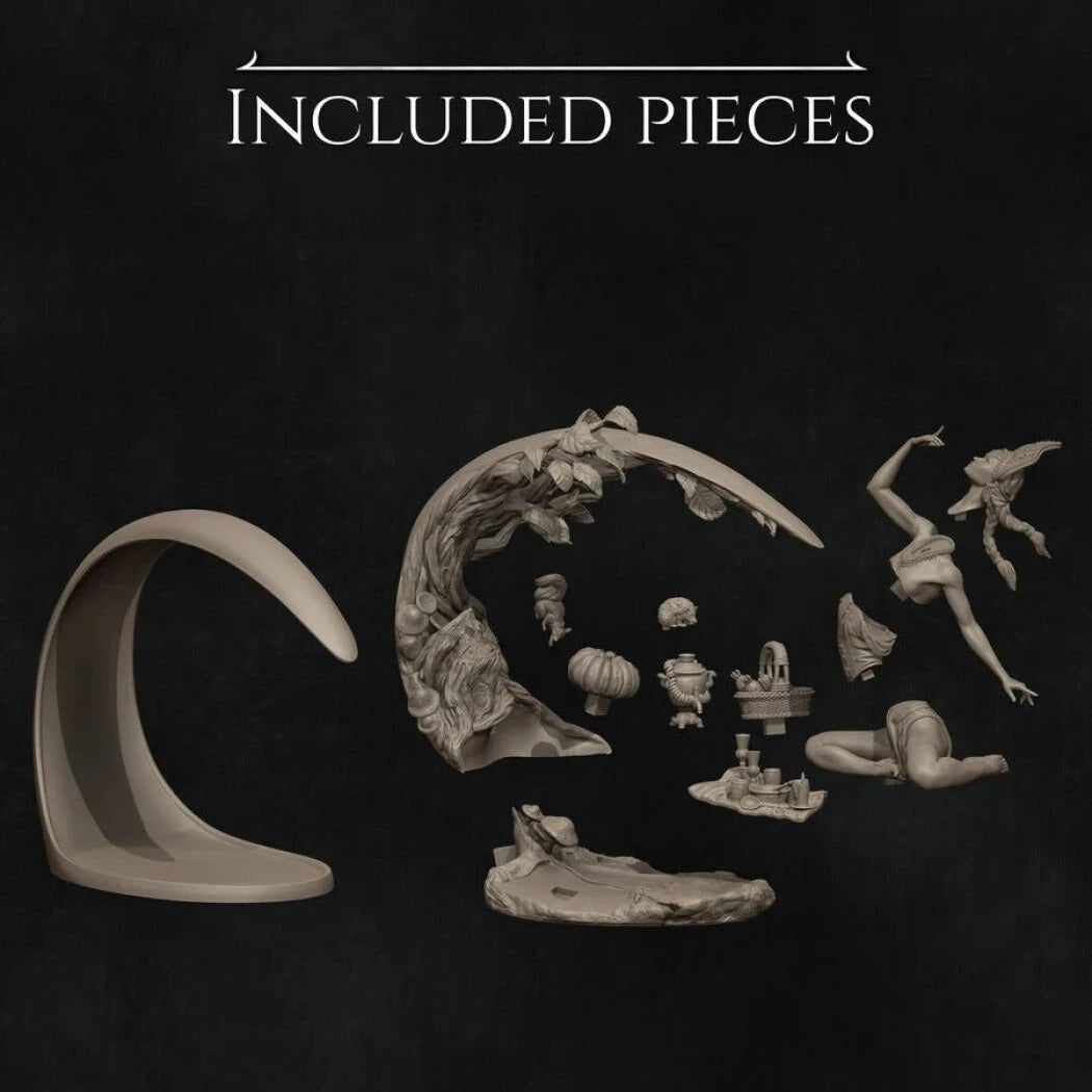 Digital STL Four Seasons - Autumn Sexy Girl