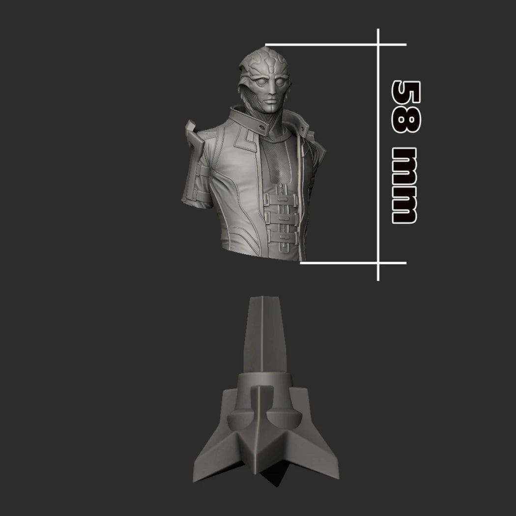 Digital STL Thane Krios Sculpture & Bust