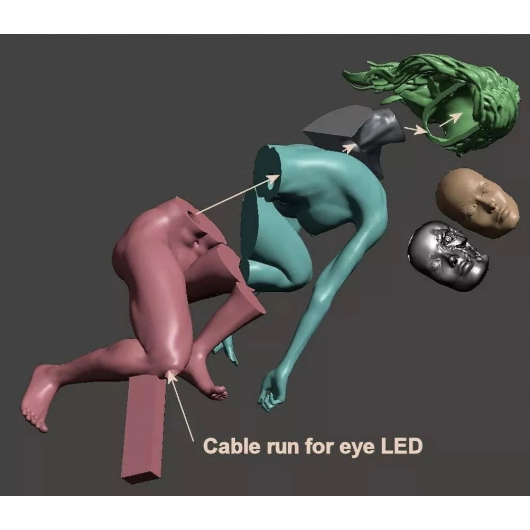 Digital STL Terminator Arrival Girl