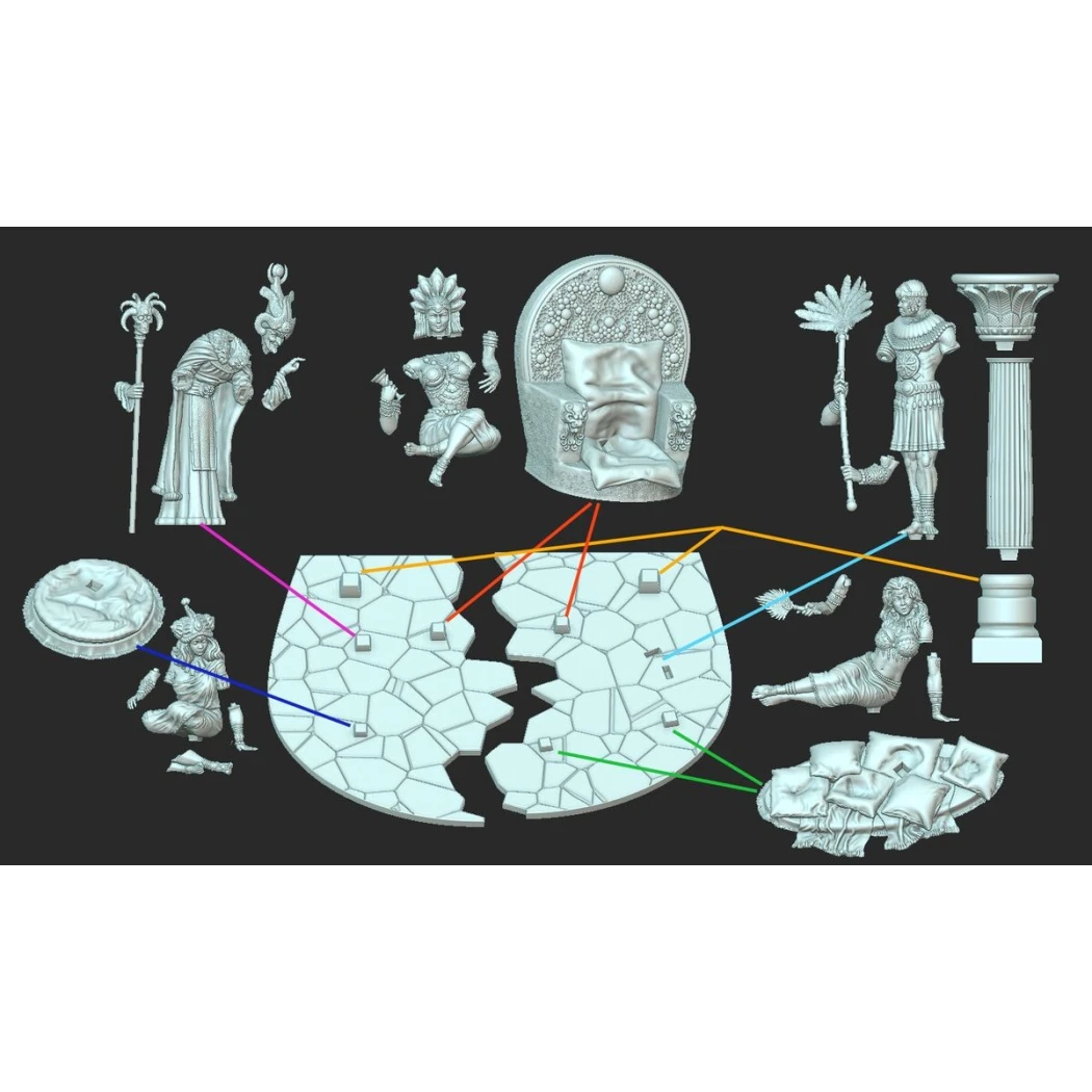 Digital STL The Throne of Tamesis