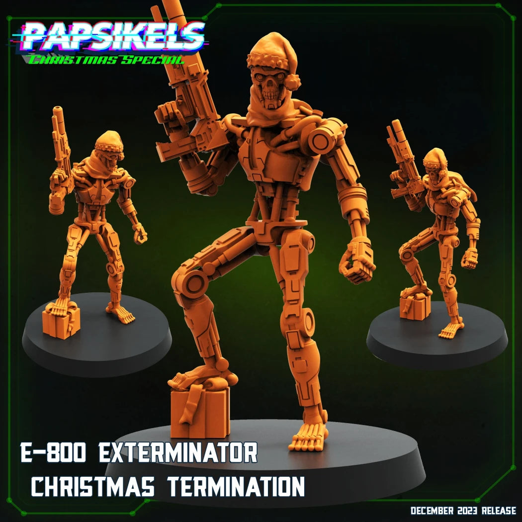 Digital STL T-800 TERMINATOR EXTERMINATOR CHRISTMAS