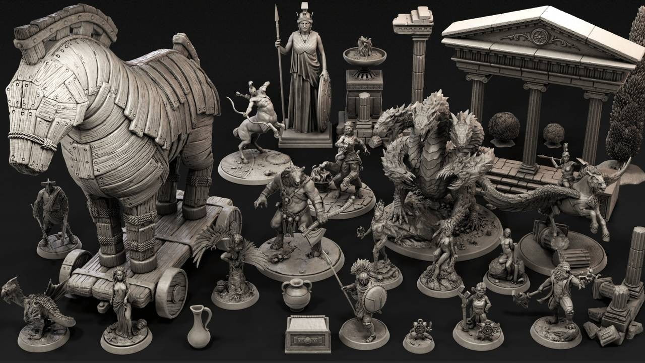 Digital STL Big Set Ghostly Odyssey