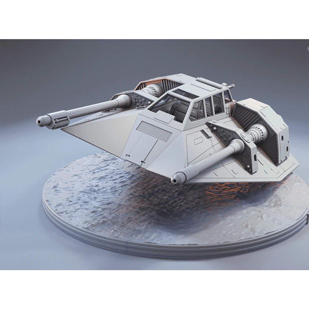 Digital STL Snowspeeder
