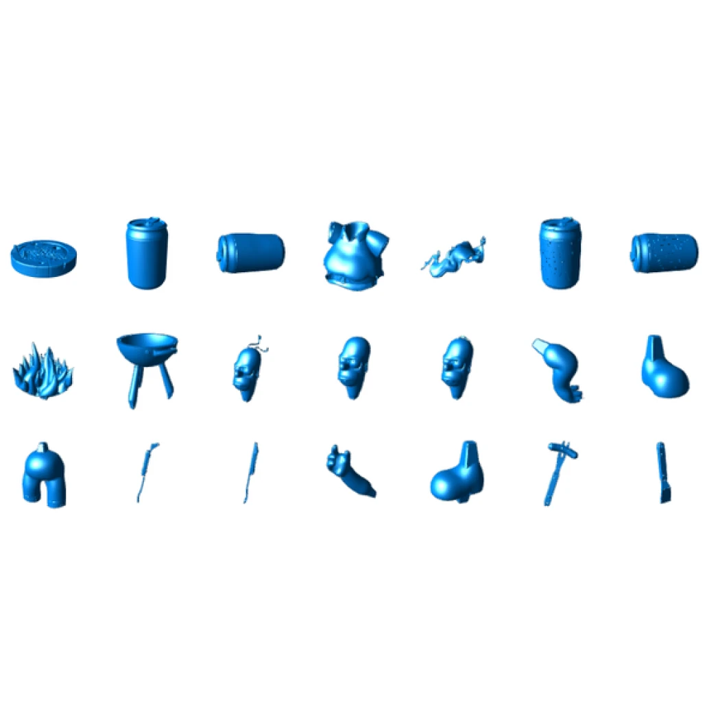 Digital STL Homer Simpsons Barbecue