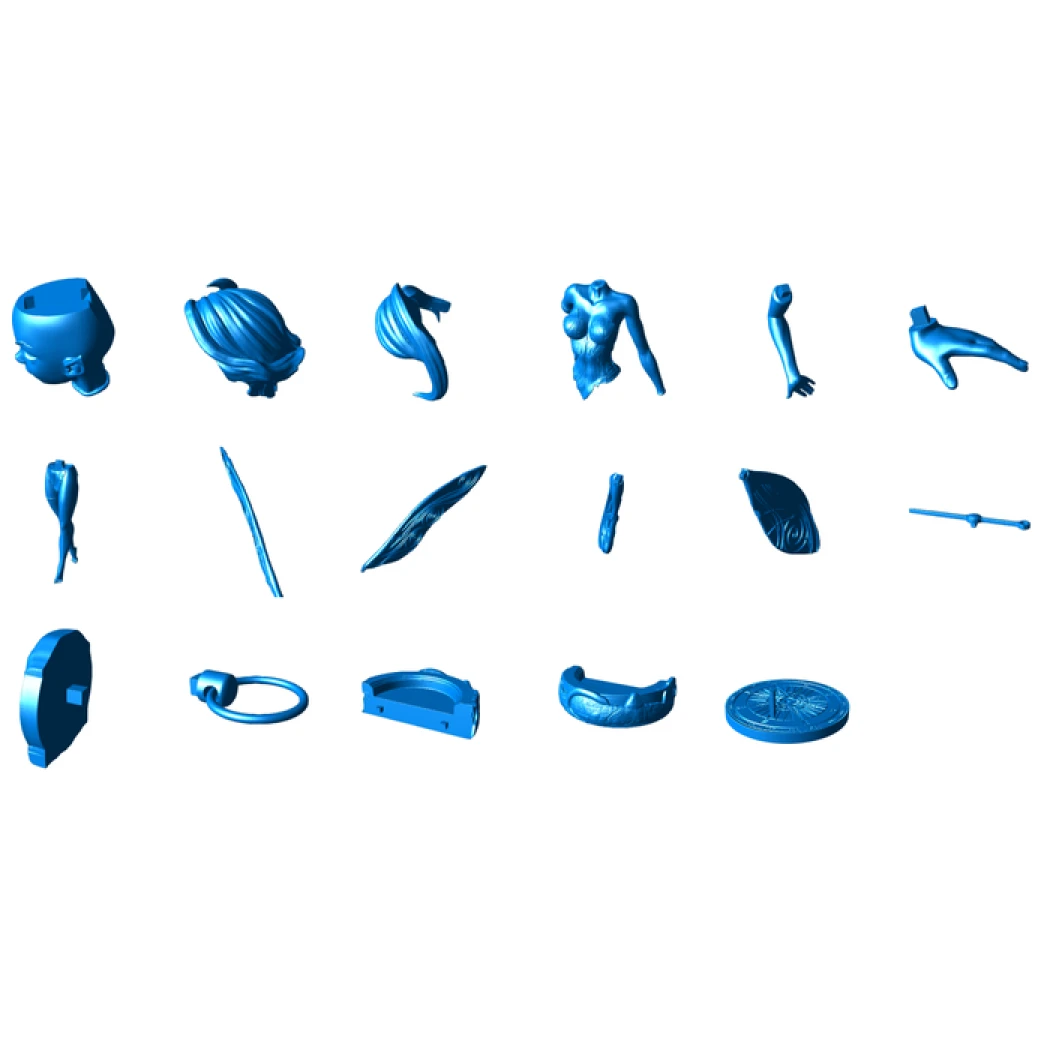 Digital STL TinkerBell Beautiful Girl