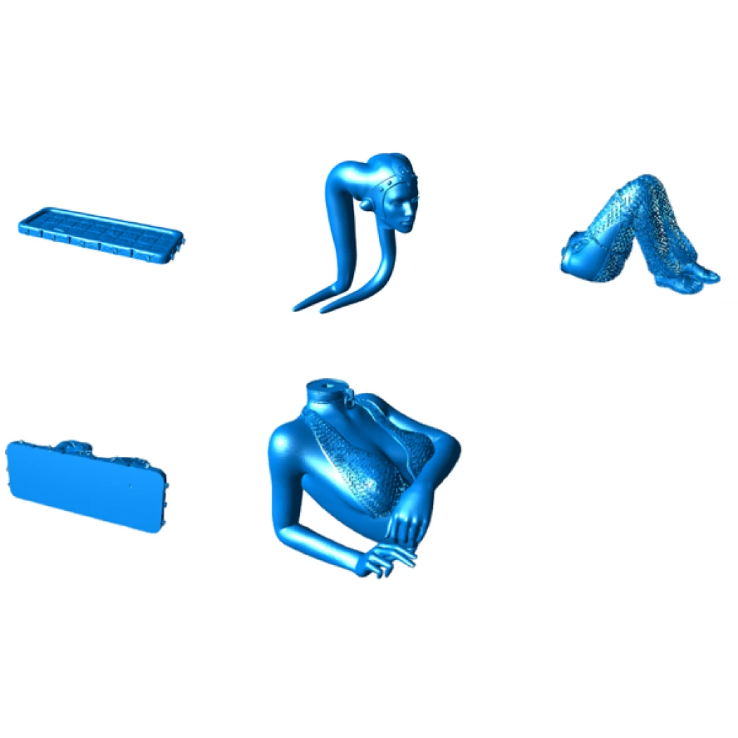 Digital STL Oola the Twilek Beautiful Girl