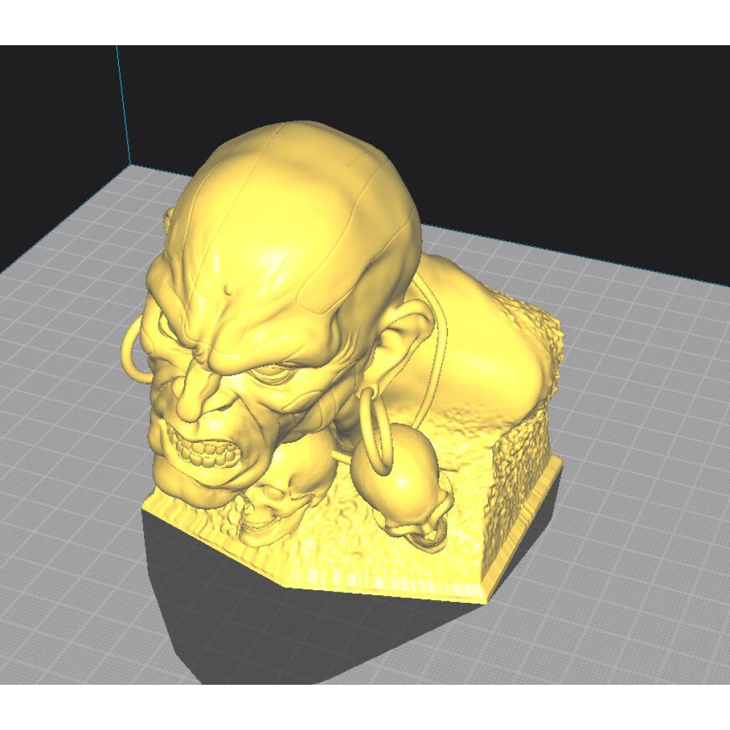 Digital STL Dhalsim Bust