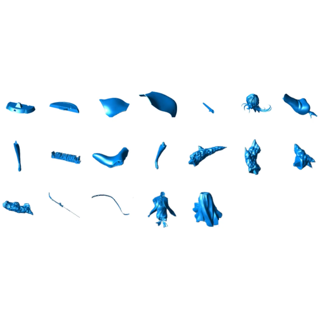 Digital STL Rukia Statue & Bust - Rukia Statue & Bust