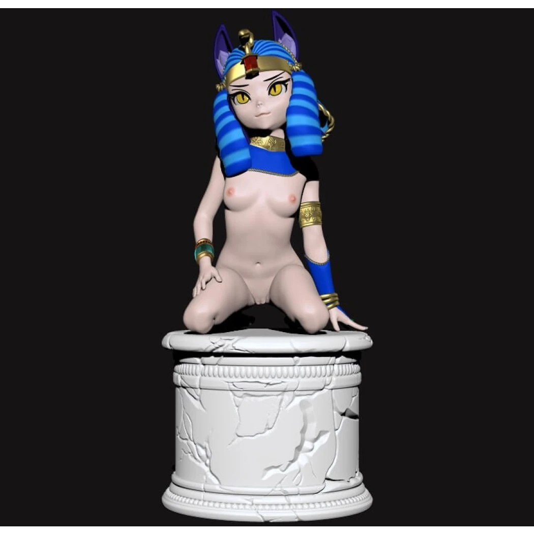 Digital STL Cleopatra Neko