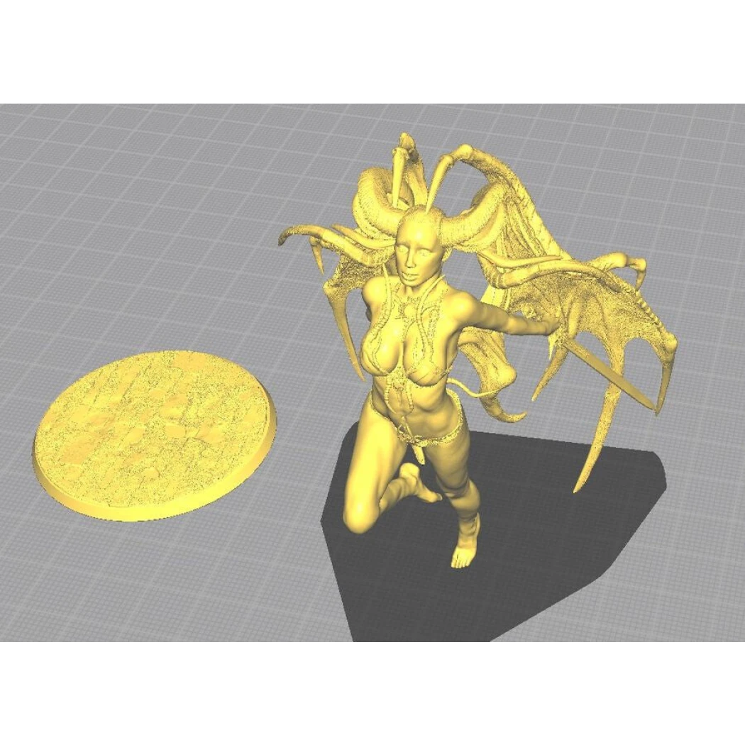 Digital STL Devil Girl