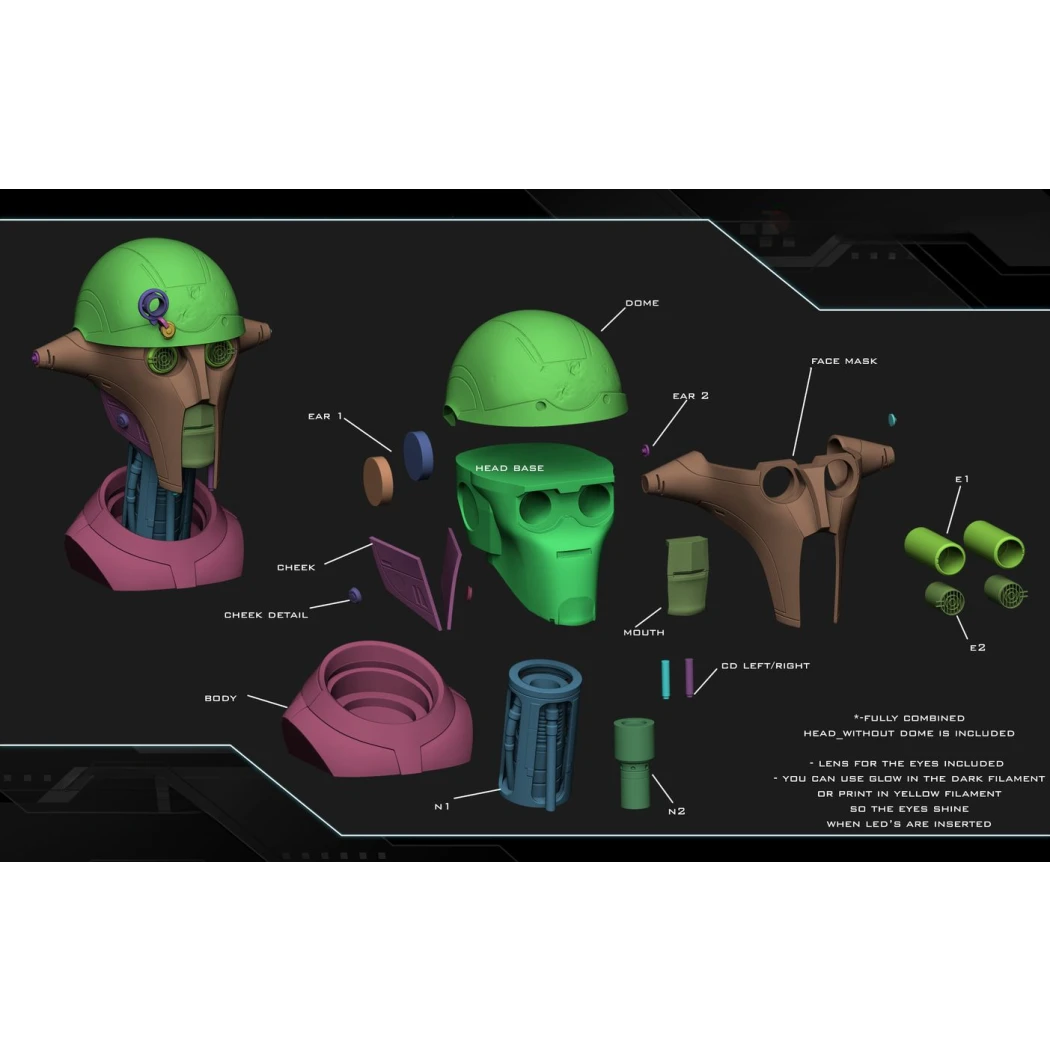 Digital STL Huyang Bust