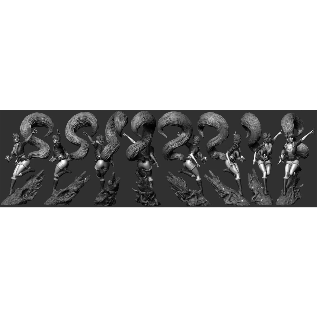 Digital STL Squirrel Girl