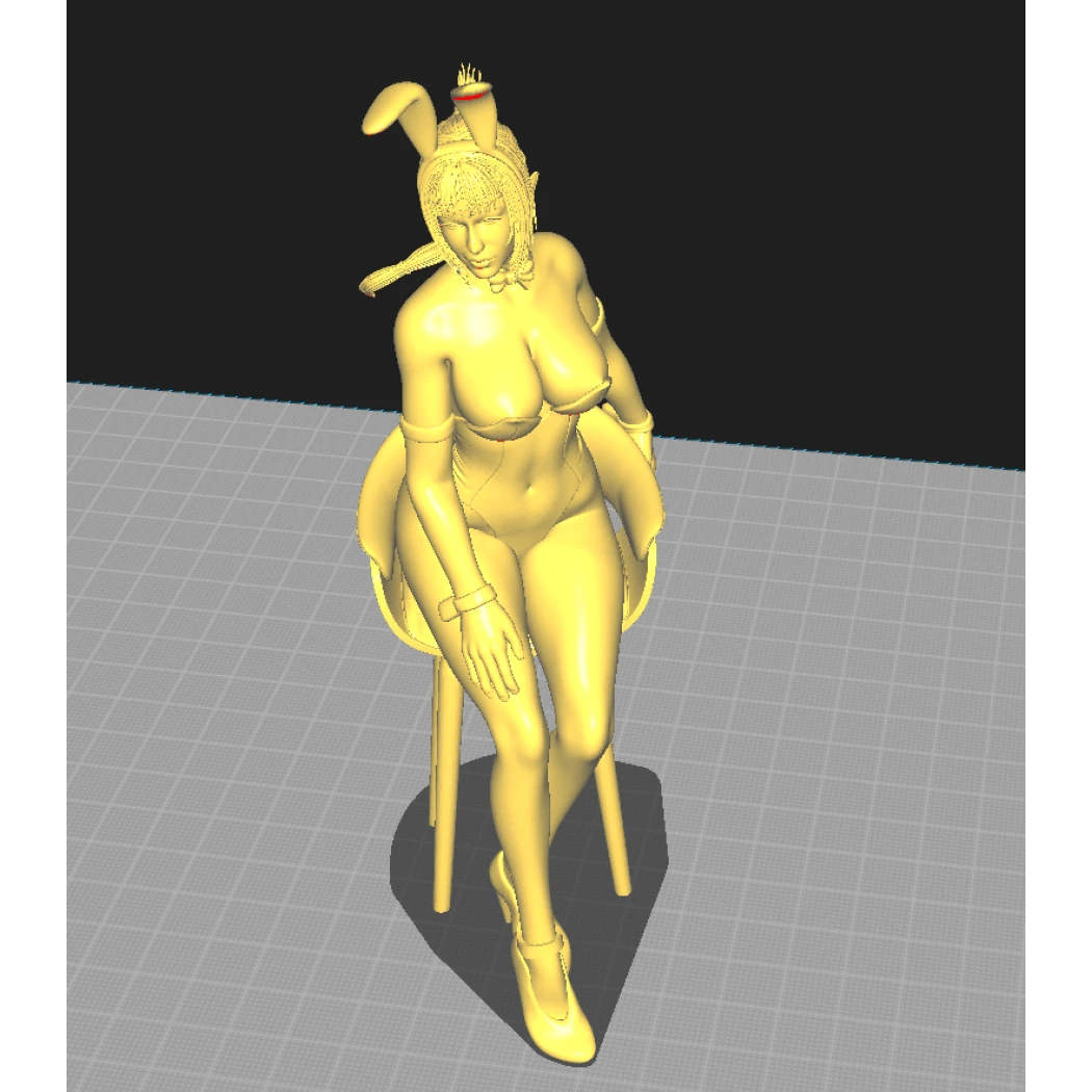 Digital STL Shadowheart Chair Beautiful Girl