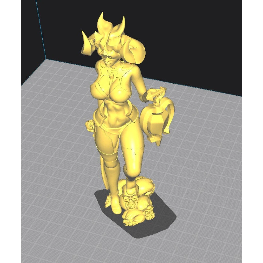 Digital STL Succubus Beautiful Girl