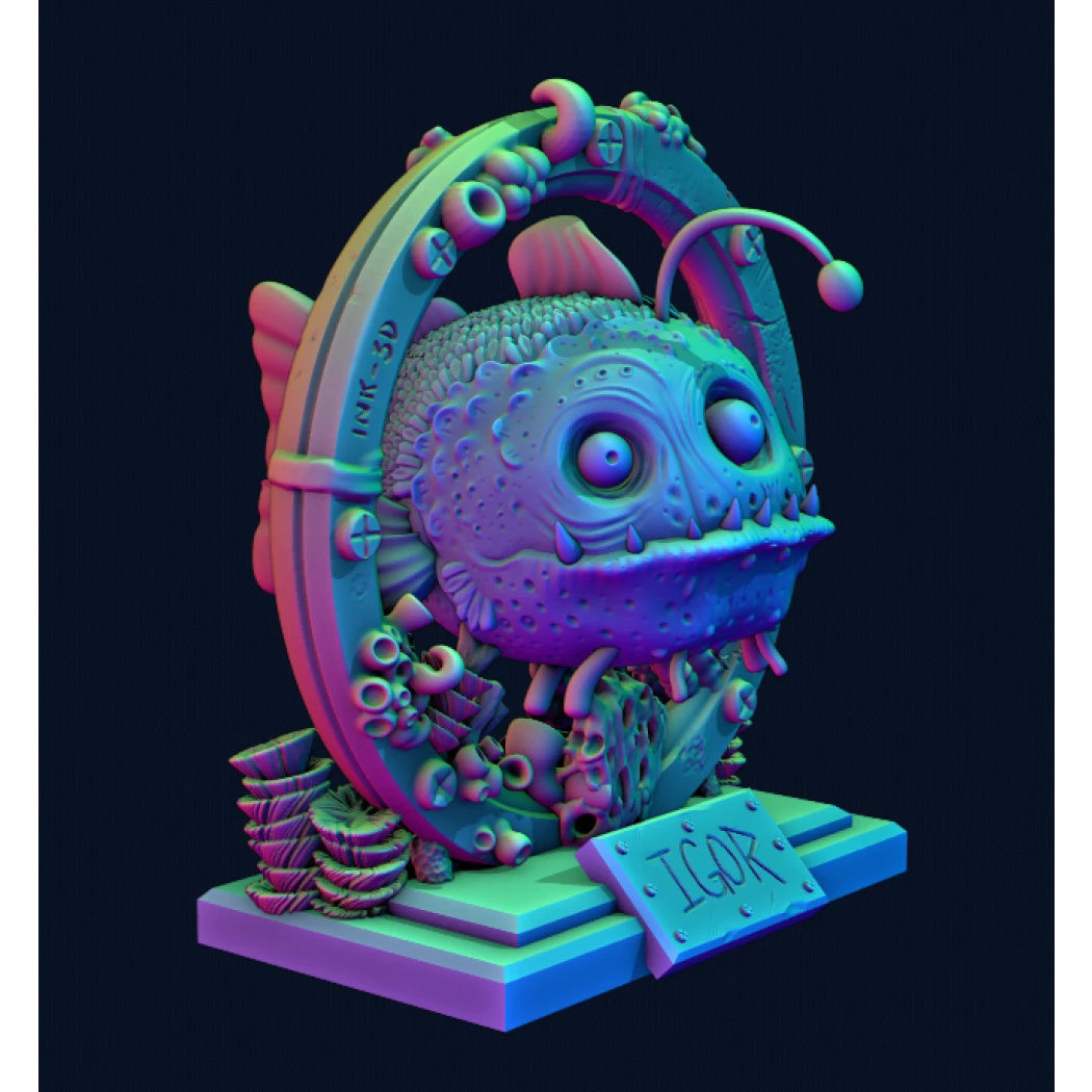 Digital STL Igor Fish