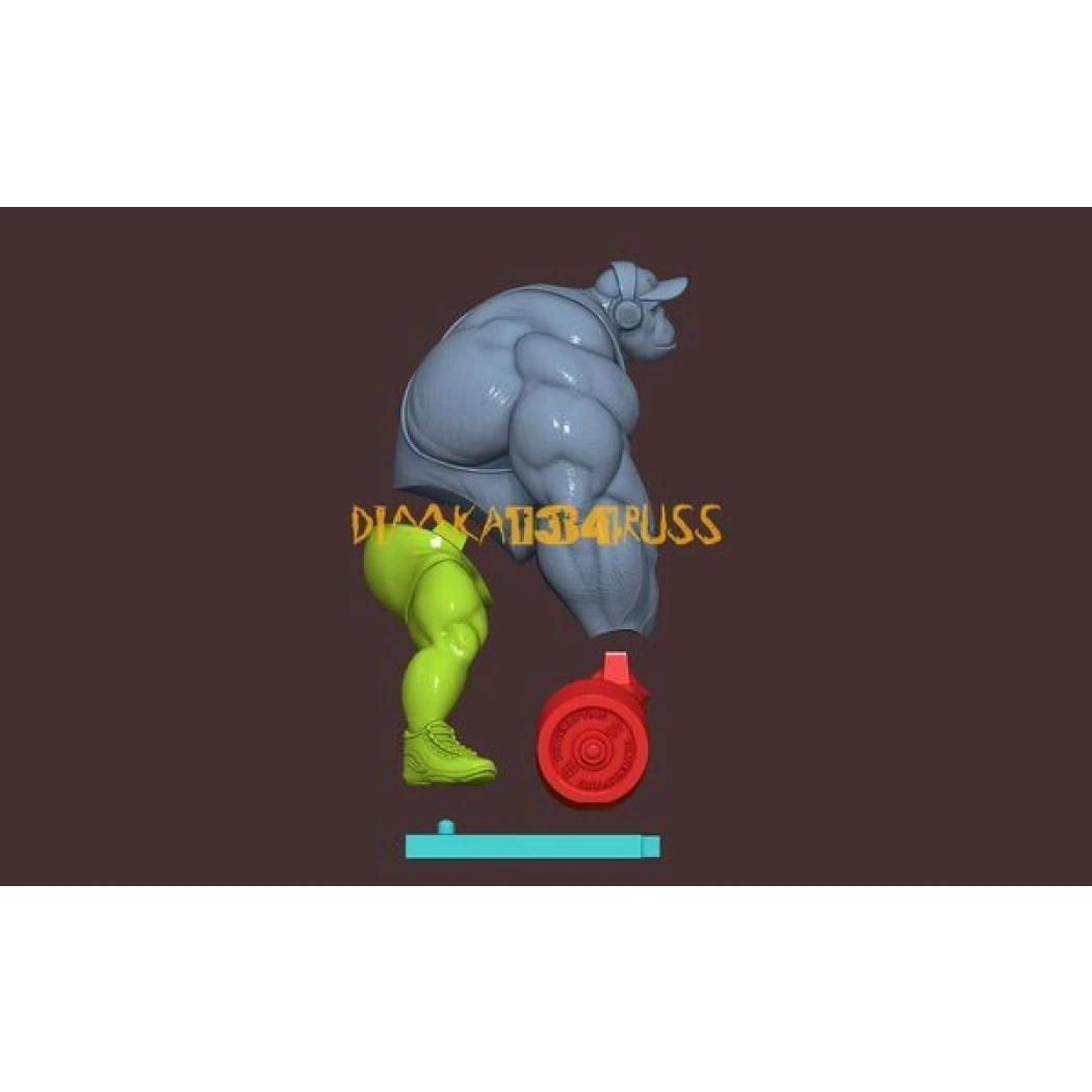 Digital STL Monkey Hulk